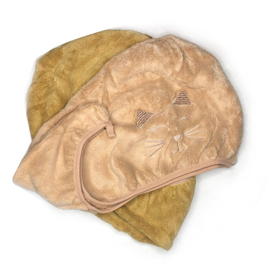 TOALLA CABELLO MICROFIBRA REST CAT LUJO 54X29CM 4C - 911hairco